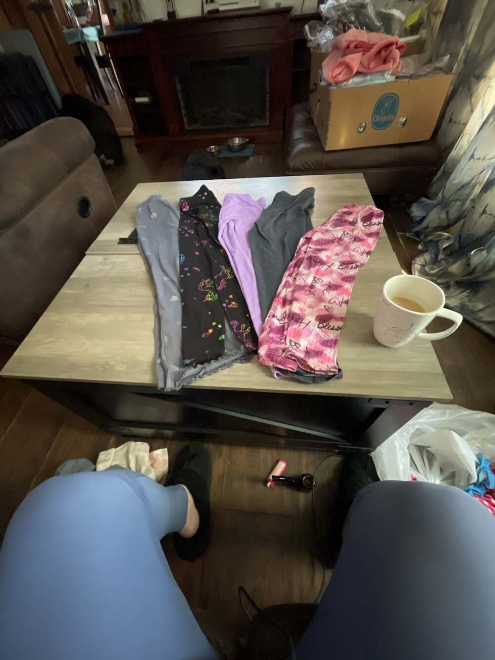 Girls 5-Pack Leggings Size 6/6X Assorted Designs